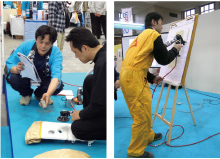 鈑金実演